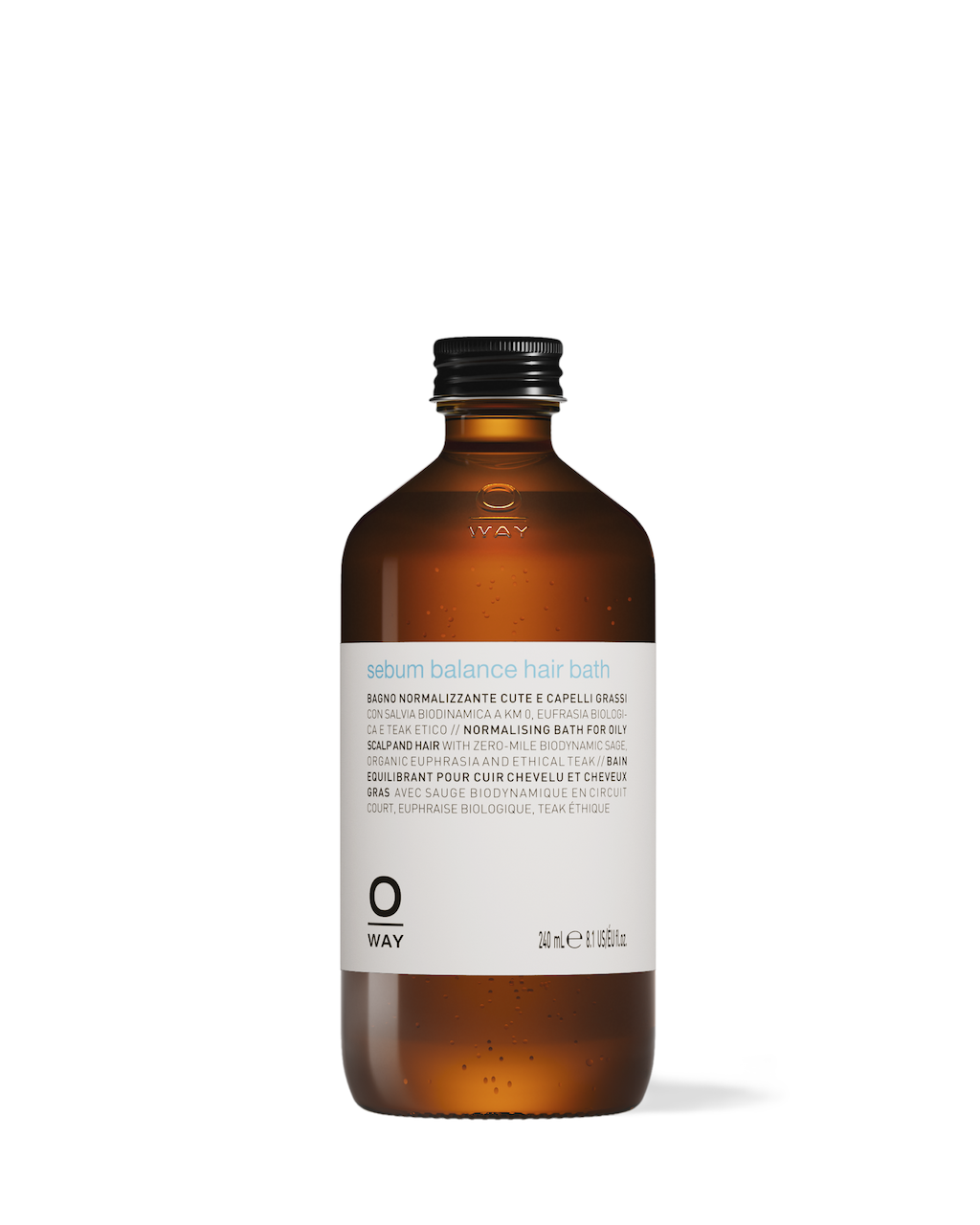 Sebum balance hair bath