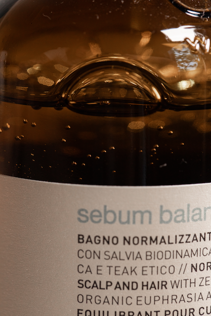 Sebum balance hair bath